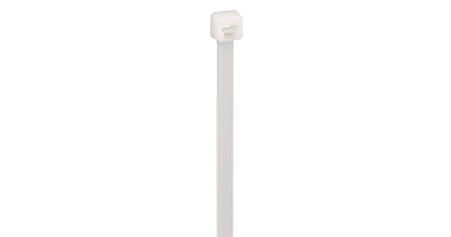 Panduit PLT3I-C Pan-Ty Locking Tie, Intermediate, 11.4-Inch Length, Nylon 6.6, Natural (100-Pack)