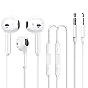 2 Pack Apple Earbuds [Apple MFi Certified] Headphones Earphones with 3.5mm Wired in Ear Headphone Plug(Built-in Microphone & Volume Control)…