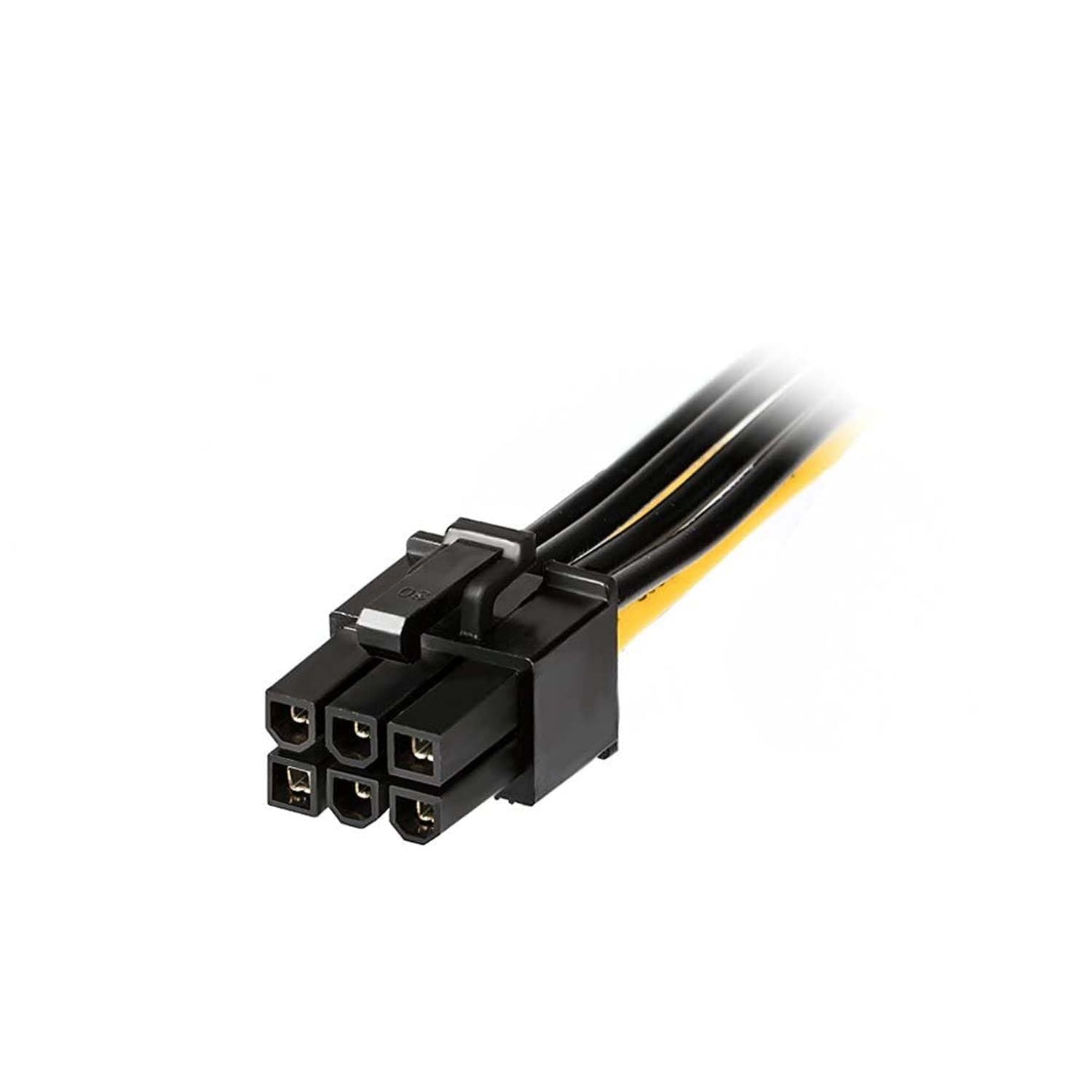 J&D 6 Pin PCIe to Dual SATA Power Cable, 2X SATA to 6 Pin PCIe Express Graphics Video Card Power Cable Adapter (2 Pack), 8 Inch