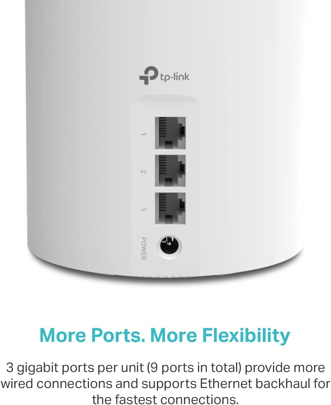 TP-Link Deco X55 AX3000 WiFi 6 Mesh System - Covers up to 6500 Sq.Ft, Replaces Wireless Router and Extender, 3 Gigabit Ports per Unit, Supports