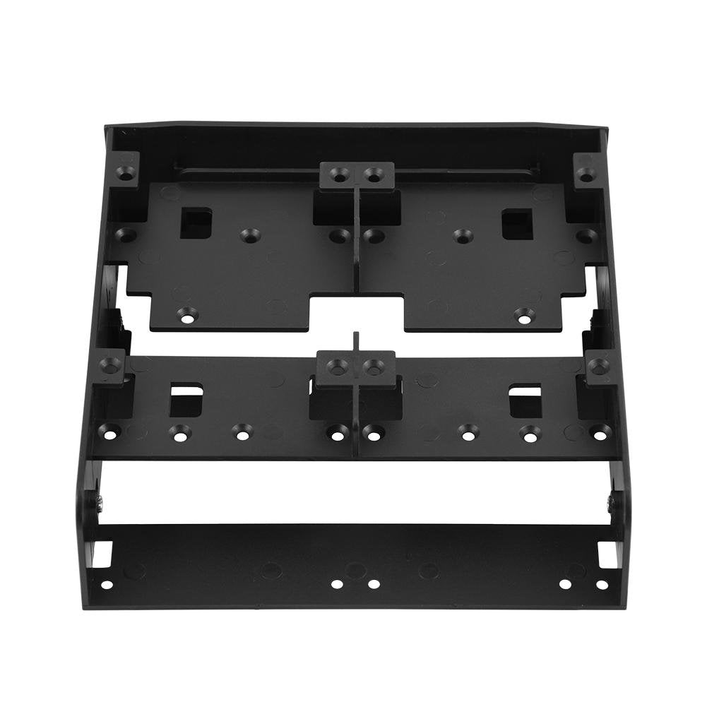 Serounder 5.25" to 2.5" / 3.5" Floppy-Drive Bracket, 2.5" / 3.5" HDD/SSD to 5.25" Floppy-Drive Bay Computer Mounting Bracket