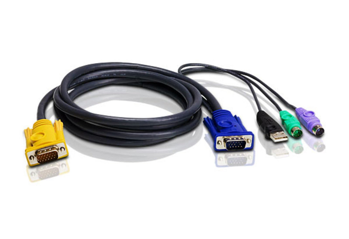 ATEN 2L-5303UP 10 FT PS/2-USB KVM Cable for KVM Switch