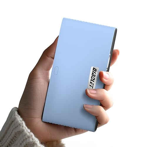 Ultra Mini Pocket Projector - DLP Smart Projector with WiFi and Bluetooth: Built in Battery/Apps/Speaker, 4K/1080p Support, Auto Focus & Keystone