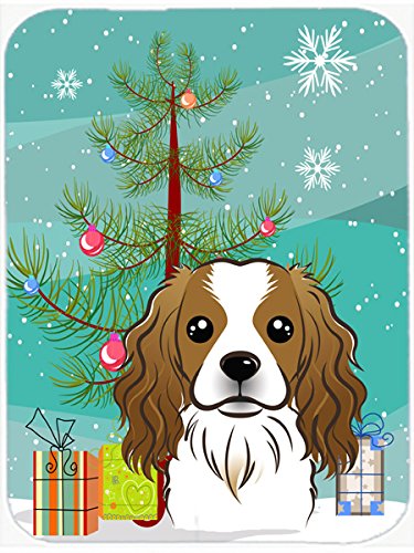 Caroline's Treasures BB1596MP Christmas Tree and Cavalier Spaniel Mouse Pad, Hot Pad or Trivet for Home Office Gaming Working Computers Laptop Mouse