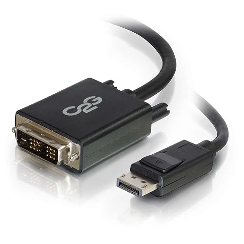 C2G Legrand DisplayPort to DVI, Male to Male Displayport Cable, Black DisplayPort Cable, 10 Foot Digital Display Cable, 1 Count, C2G 54330