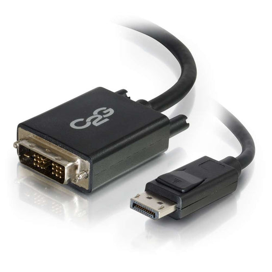 C2G Legrand DisplayPort to DVI, Male to Male Displayport Cable, Black DisplayPort Cable, 10 Foot Digital Display Cable, 1 Count, C2G 54330