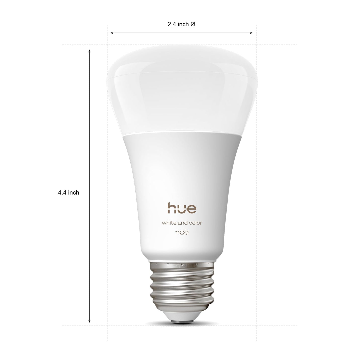 Philips Hue Smart LED A19 Bulb 7.2W, E26, 1-Pack