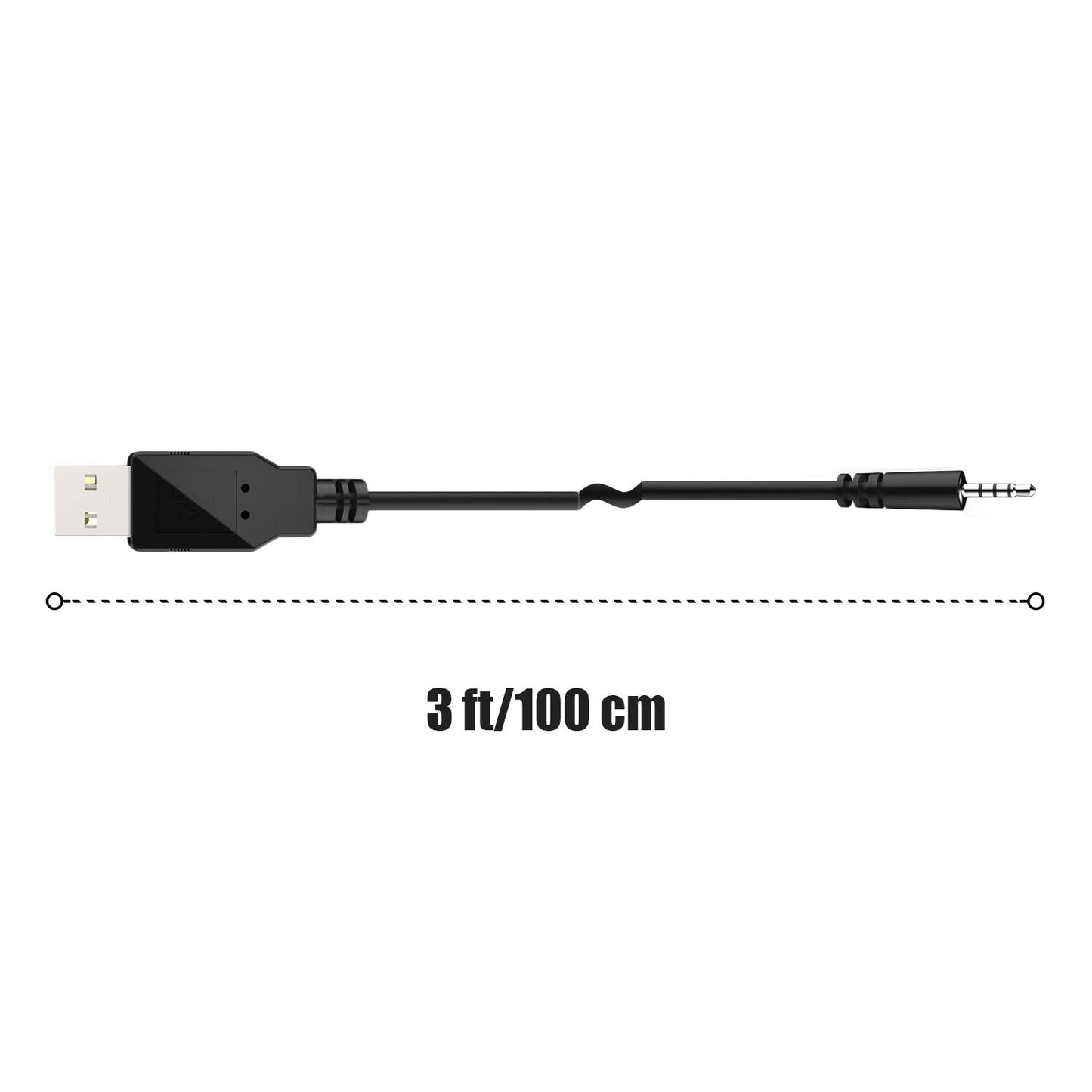 Ancable USB to 2.5mm Male, Headphone Charger Cable for JBL Synchros E30 E40BT E45BT E50BT EB40 S400BT S400 S500 S700 J56BT Wireless Headphones