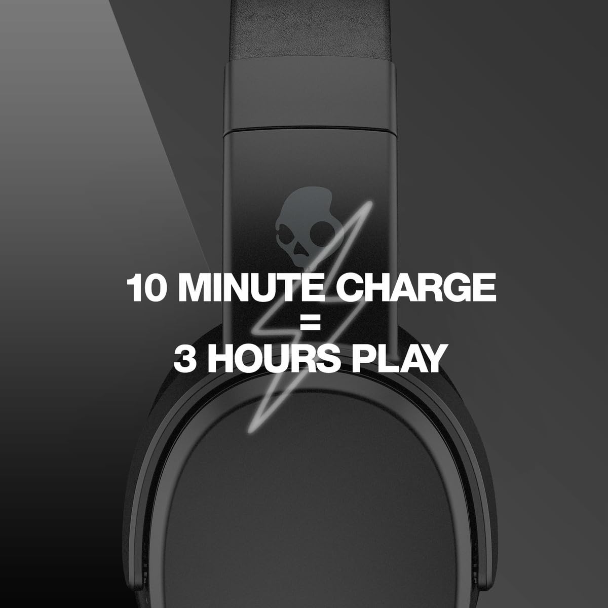 Skullcandy Crusher Wireless Bluetooth Headphones with Multi-Sensory Bass, Noise Isolating Over-Ear Fit, Up to 50 Hours Battery, Microphone for iPhone…