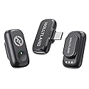 Hollyland Lark A1 Wireless Microphone for iPhone & Android, 48kHz/24-bit Studio Audio, 3-Level Noise Cancellation, 200m Range, Magnetic Mini Mic for