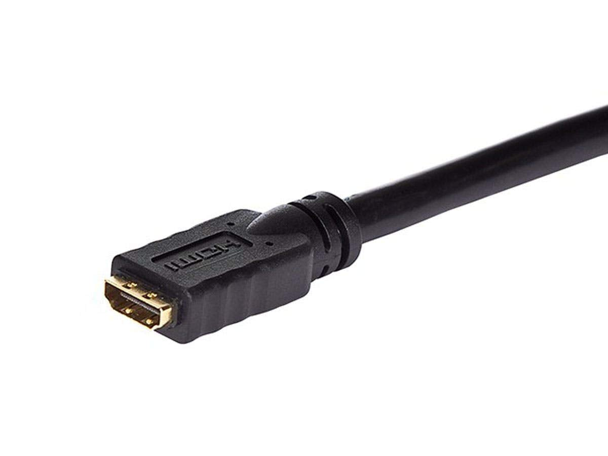 Monoprice Premium High Speed HDMI Cable - CL2, Male to Female Extension, 24AWG, 6 Feet, Black - Commercial Series