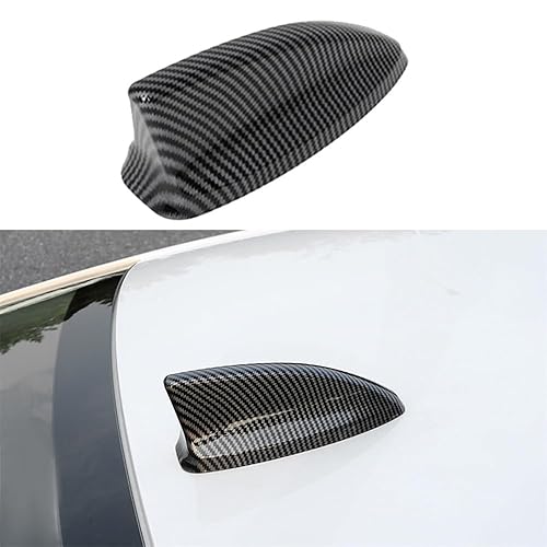 L2R for Honda Accord 11th (2023-2025) Carbon Black Exterior Shark Fin Antenna Decorative Cover Trim ABS Car Accessories 1pcs