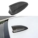 L2R for Honda Accord 11th (2023-2025) Carbon Black Exterior Shark Fin Antenna Decorative Cover Trim ABS Car Accessories 1pcs
