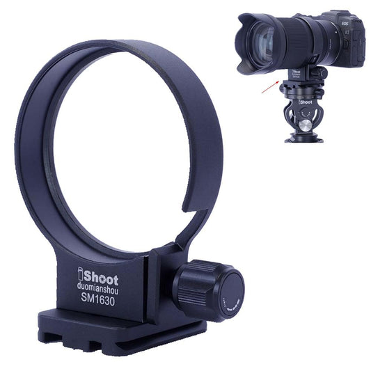 iShoot Lens Collar Tripod Mount Ring Compatible with Sigma 16-300mm F3.5-6.7 DC OS (E/X/L/RF Mount), Lens Support Holder Bracket Bottom is Arca-Swiss