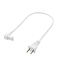 Vebner Extra Short Power Cord Compatible with Sonos Era 100 and Era 300 Speakers (White - 19.5 Inches)