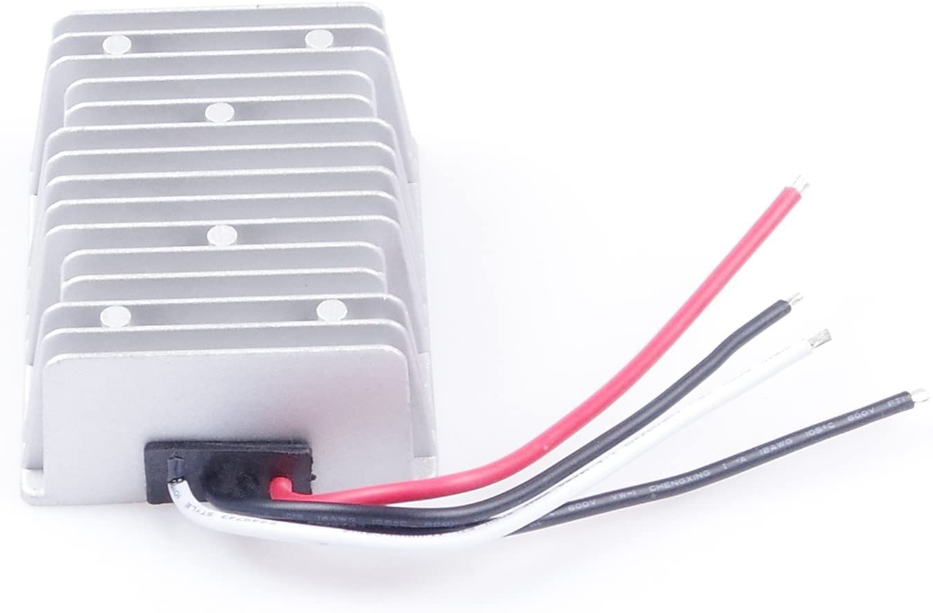 KNACRO DC 12V 9V-17V Step-Up to DC 19V 25A 475W Weatherproof Power Supply Module Converter Regulator Booster (19V 25A 475W)