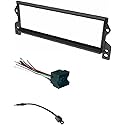 ASC Car Stereo Install Dash Kit, Wire Harness, and Antenna Adapter for Installing a Single Din Radio for Select Mini Cooper - Compatible Vehicles