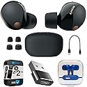 Sony WF1000XM5/B Industry Leading Noise Canceling Truly Wireless Earbuds (Black) Bundle with 2 YR CPS Enhanced Protection Pack, Mizco Travelocity…