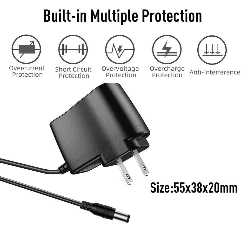 3V 1A Power Adapter, AC to DC Adapter 3 Volt 200mA 400mA 500mA 750mA 800mA1000mA Power Supply Charger for Mini Fan Speaker Electric Toothbrush…