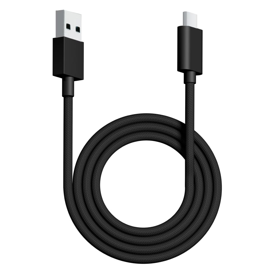 PWNAGE Ultra Custom Paracord Ultra Flexible USB C Cable for Gaming Keyboard, Mouse, Charging, Double-Sleeved Mechanical Keyboard Cable, 1.8M USB-A