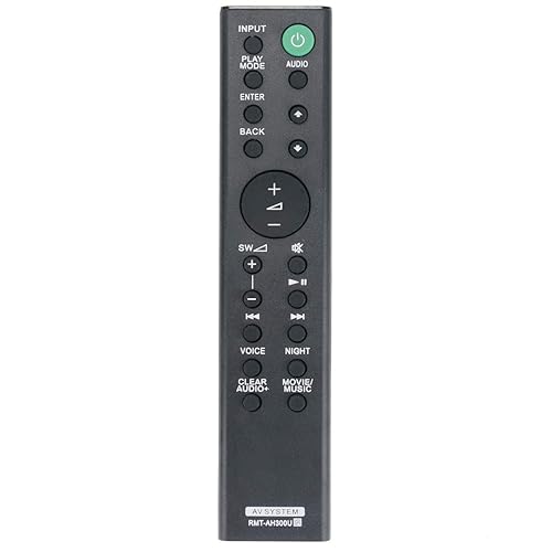 RMT-AH300U Replace Remote Control Applicable for Sony Sound Bar HT-CT290 HT-CT291 HTCT290 HTCT291 SA-CT290 SA-CT291