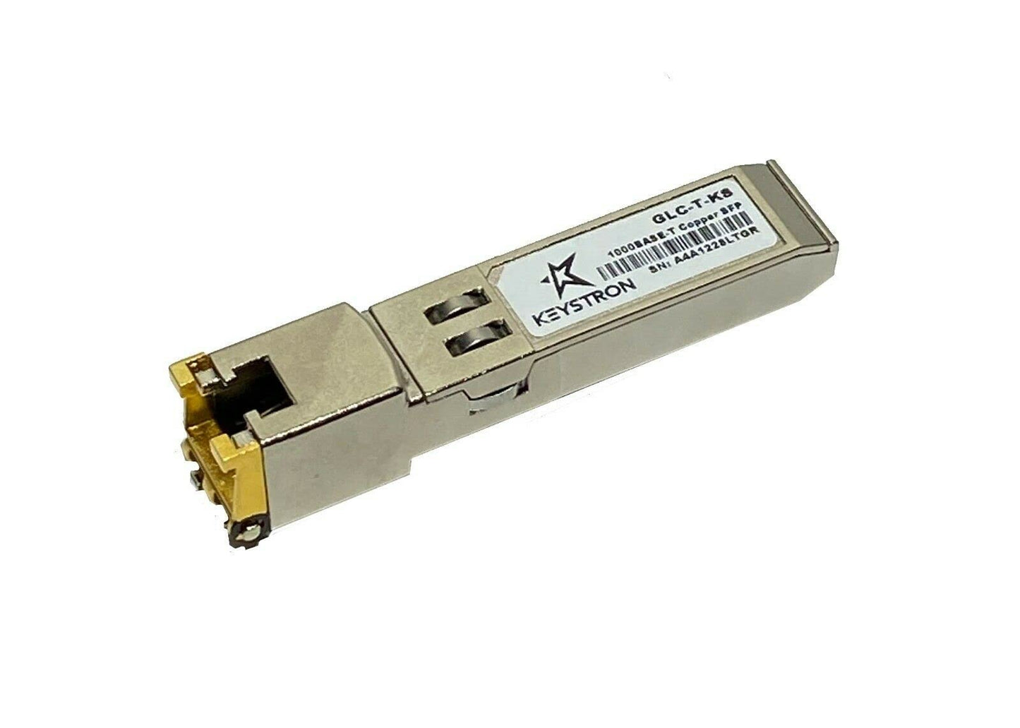 Keystron Compatible GLC-T 1000BASE-T SFP Copper RJ-45 100m Transceiver