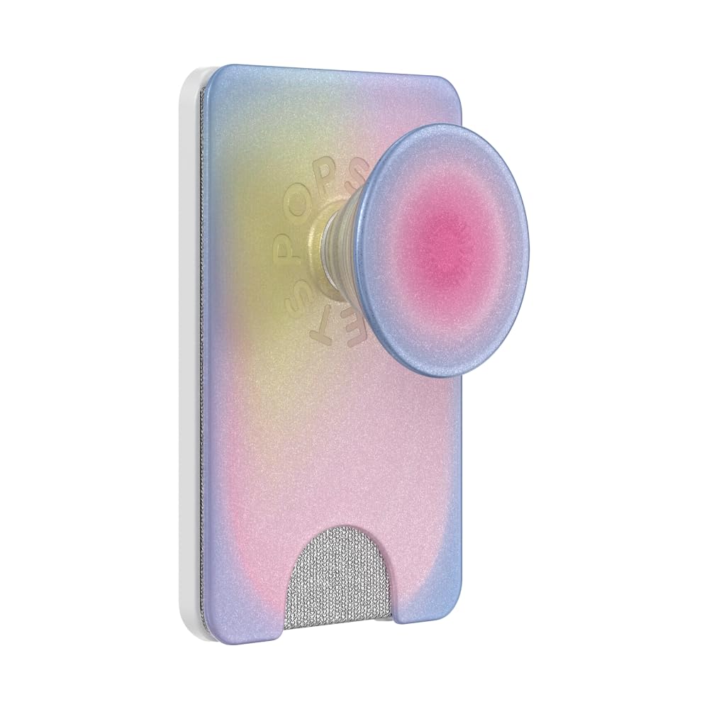 PopSockets Phone Wallet with Expanding Grip and Adapter Ring for MagSafe®, Phone Card Holder, Wireless Charging Compatible, Wallet Compatible