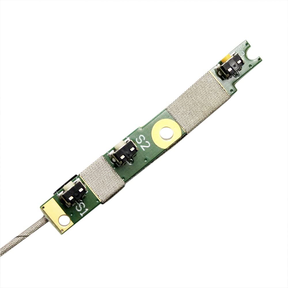 Zahara Power Switch Button ON Off Board Cable Replacement for Dell Inspiron 13 7368 7378 5368 5378 / Latitude 3390 2-in-1 03G1X1 450.07R0A.0012