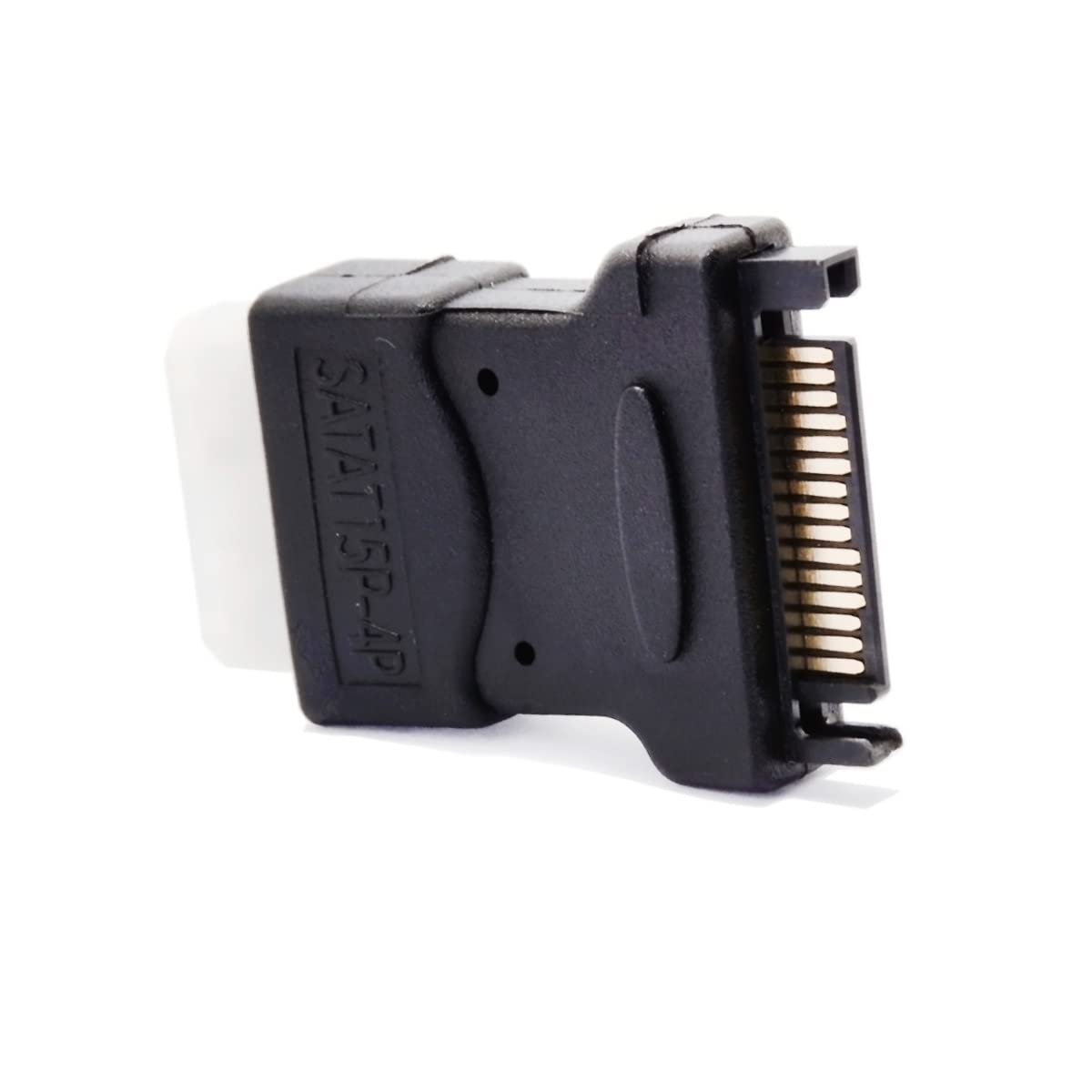 GLHONG Molex to Sata Power Adapter, Molex LP4 Power Adapter,4 Pin Male IDE Molex to Sata 15 Pin Male Adapter Converter for Power HDD, SSD, DVD RW