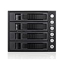 iStarUSA BPU-340MS-BLACK 3X5.25 to 4X3.5 12G MiniSAS