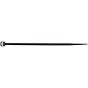Morris Products Ultraviolet Black Nylon Cable Ties - 3 Inch Length -Heavy Duty, 18-Pound Tensile Strength - 0.71 Max Bundle Diameter - Cable
