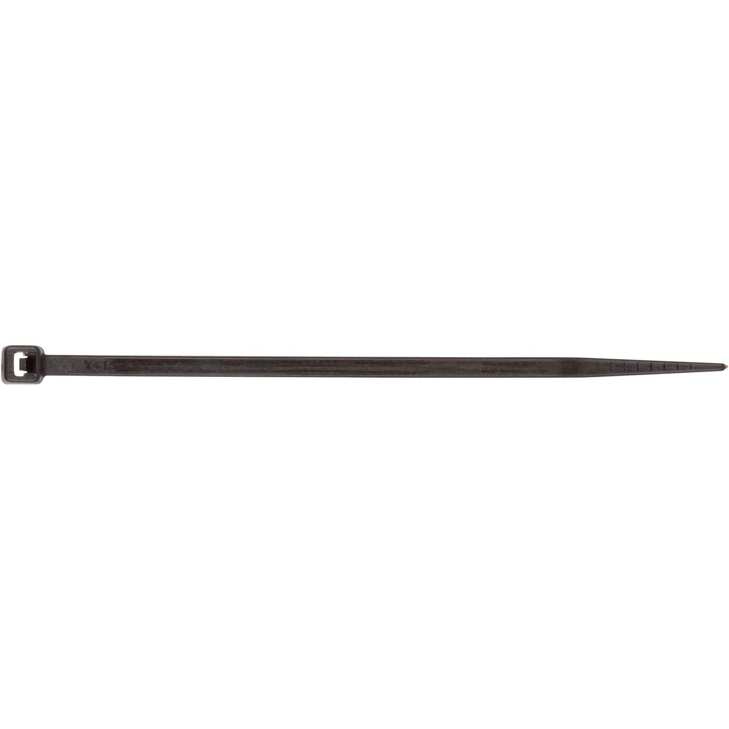 Morris Products Ultraviolet Black Nylon Cable Ties - 4 Inch Length -Heavy Duty, 18-Pound Tensile Strength - 1.18 Max Bundle Diameter - Cable