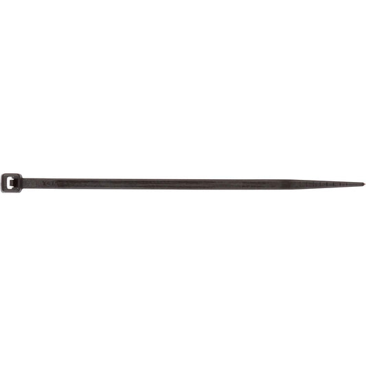 Morris Products Ultraviolet Black Nylon Cable Ties - 4 Inch Length -Heavy Duty, 18-Pound Tensile Strength - 1.18 Max Bundle Diameter - Cable