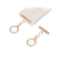 project-cb Phone Tether Tab, Lanyard Patch, Phone Stand, Strap Tab, Phone Key Ring, Ring Holder (Gold)