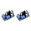 DEVMO 2PCS LM317 DC-DC Converter Buck Step-Down Circuit Board Module Linear Regulator Adjustable Voltage Regulator Power Supply