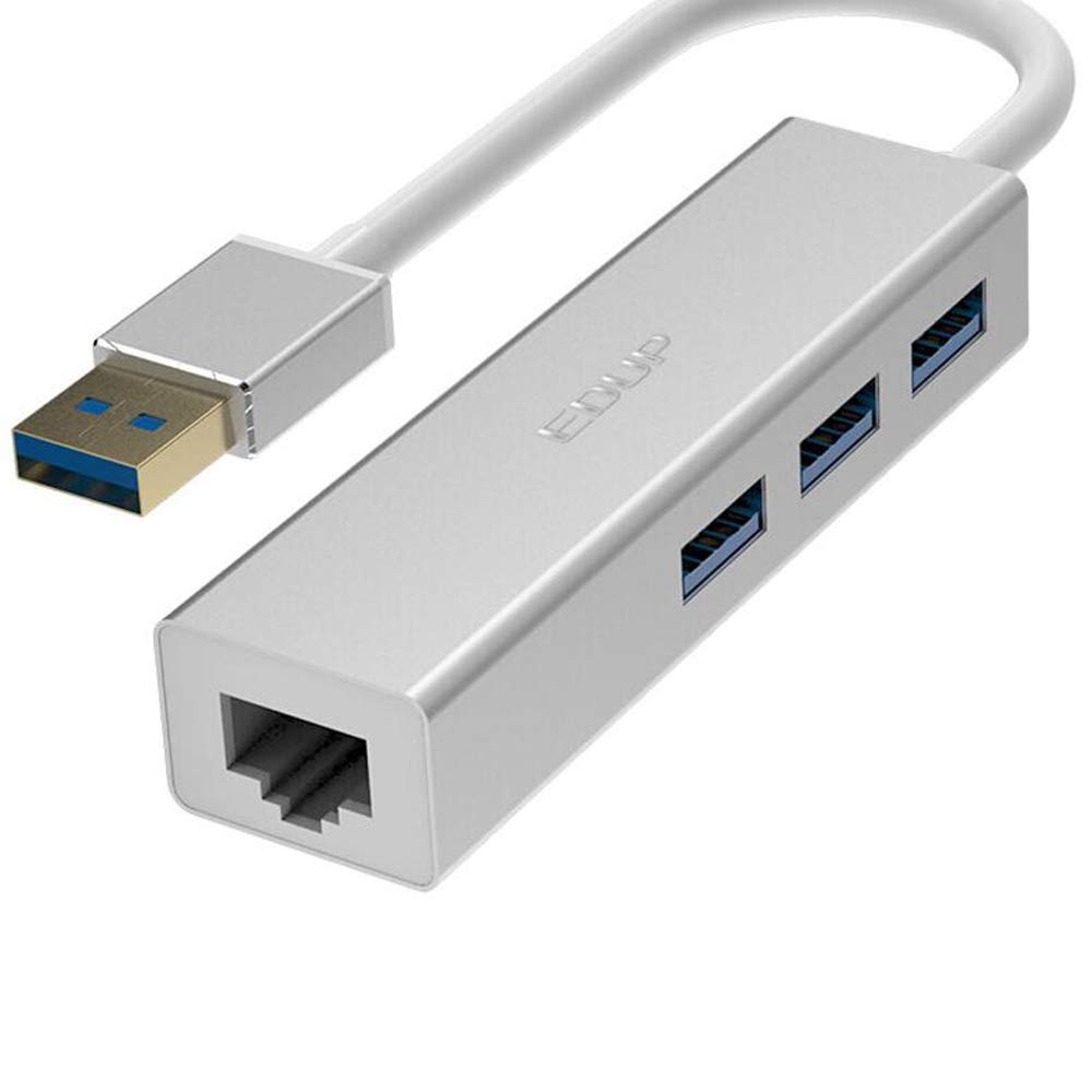 EP-9606 Gigabit Ethernet Adapter USB Hub 3.0 LAN Wired Network Card Rj45 Port Splitter for Computer