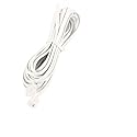 QBGTFAK Male to Male 6P2C RJ11 Telephone Fax Machines Modems Straight Cable Wire Line 5M / 16.4ft Long