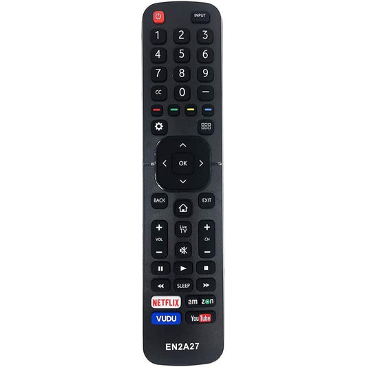 SMATAR Replacement for Hisense Remote, EN2A27 Remote Control for Hisense Smart TVs EN2A127H EN2A27HT EN2AN27H EN2AS27H EN2D27 EN33924HS EN33925A