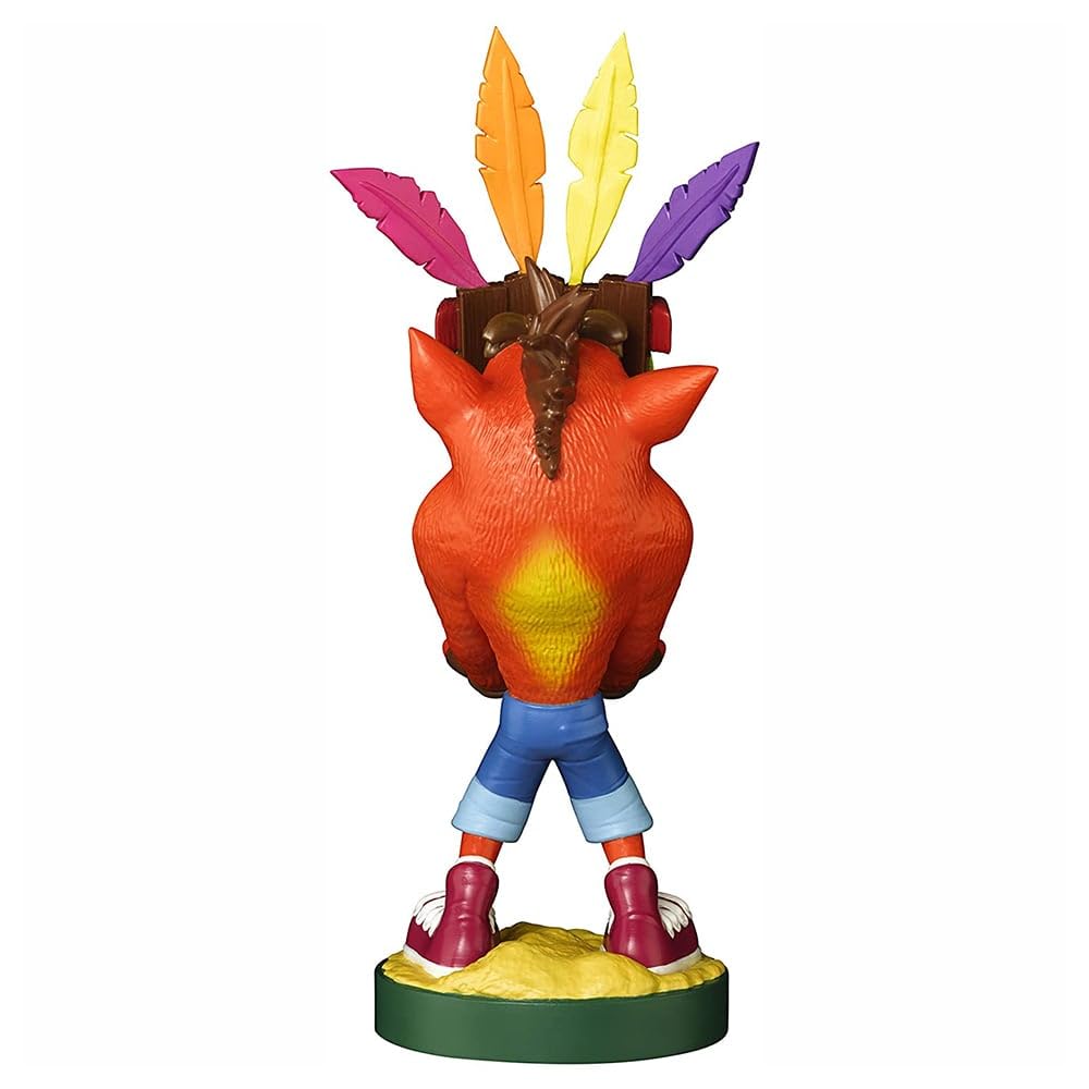 Exquisite Gaming Aku Aku Character Controller Holder, Crash Bandicoot Phone Stand, 8.5 in Gaming Desk Accessory
