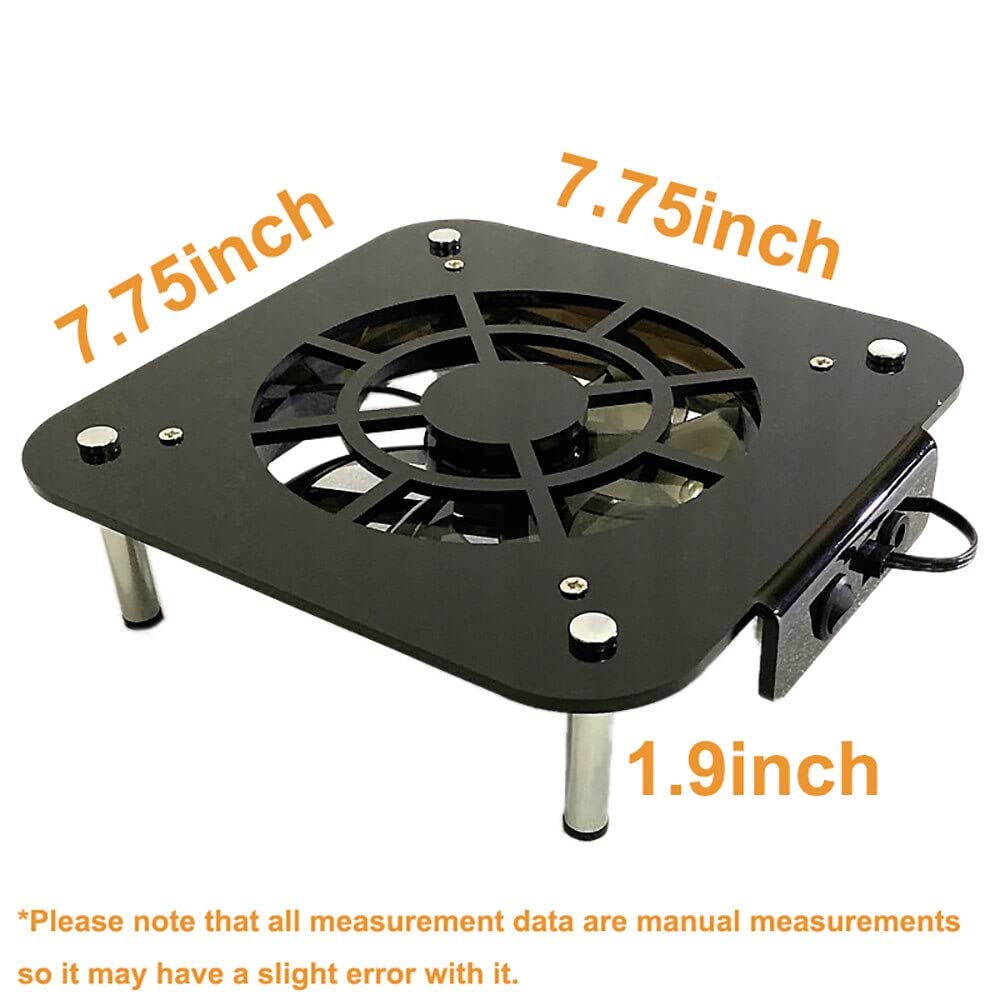 Cooling Fan Heat Dissipation Base Mod Frame for Mac mini Radiator Overclock With12cm 14cm PCCOOLER Silent Fan Acrylic Chassis
