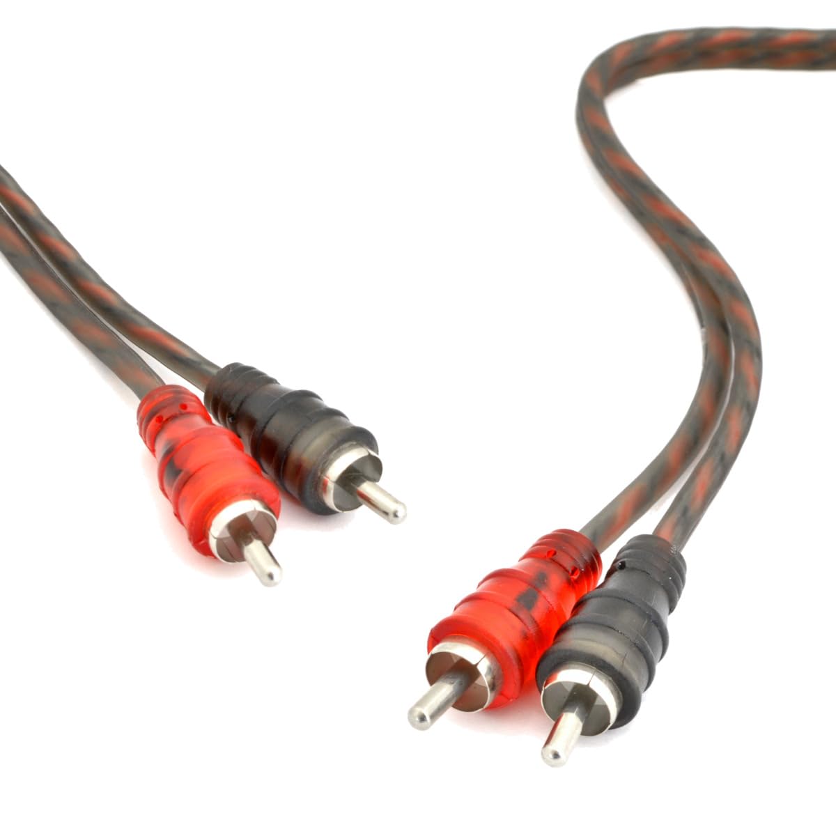 The Wires Zone 3ft 2-Channels Male-to-Male Twisted Pair OFC RCA Interconnect Cable