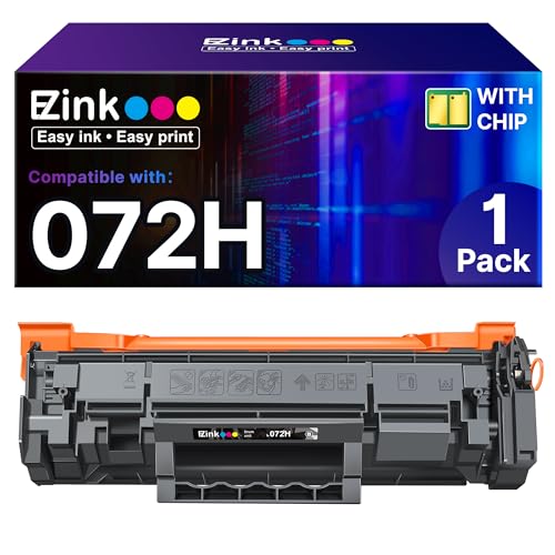 E-Z Ink 072H Toner Cartridge Compatible for Canon 072 072H Black High-Yield CRG-072H CRG072 Toner Cartridge for Canon ImageCLASS MF284dw MF287dw