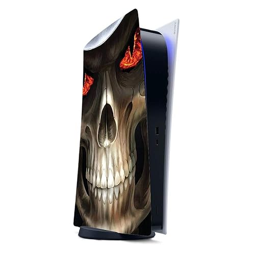MightySkins Gaming Skin for PS5 / Playstation 5 Digital Edition - Evil Reaper | Protective Viny wrap | Easy to Apply and Change Style | Made in The