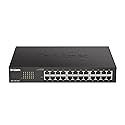 D-Link 24-Port Gigabit Smart Managed Switch | Web Managed | Cable Diagnostics | NDAA Compliant - (DGS-1100-24V2)
