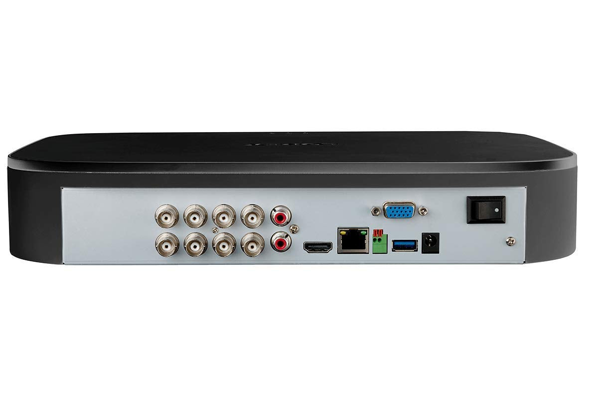Lorex D241A81B-W 1080p HD Analog Security DVR with Advanced Motion Detection Technology and Smart Home Voice Control (M.) (Renewed)