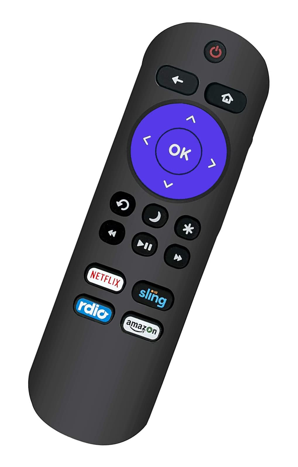 Replacement Remote Compatible for TCL Roku/Onn Roku/Element Roku/Westinghouse Roku/Hitachi Roku TV/RCA Roku TV/Philips Roku TV/LG Roku TV?Not for Roku