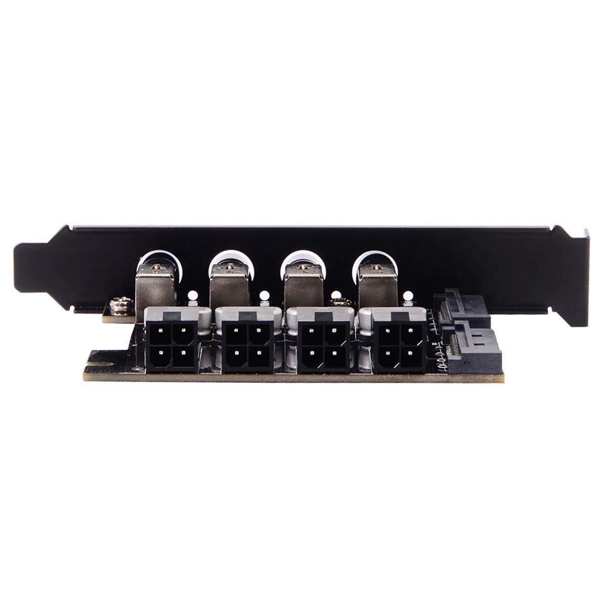 chenyang 4 SATA HDD SSD Hard Drive Power Switch Selector Module Control System with 120mm PCI Bracket