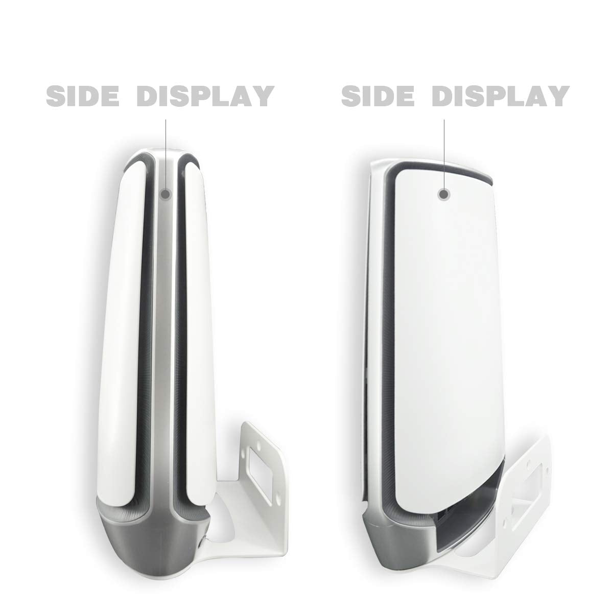 Sturdy Metal Made Wall Mount Compatible with Orbi WiFi 6, Stand Holder Bracket for Orbi Mesh WiFi 6 System RBK850 RBK851 RBK852 RBK853, RBRE963(2pcs)