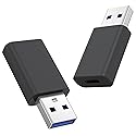 USB to USB C Adapter 2 Pack, USB-C Female to USB Male Adapter,OTG Charger Converter Compatible for Apple Watch Ultra iWatch/iPhone/Pro Max…