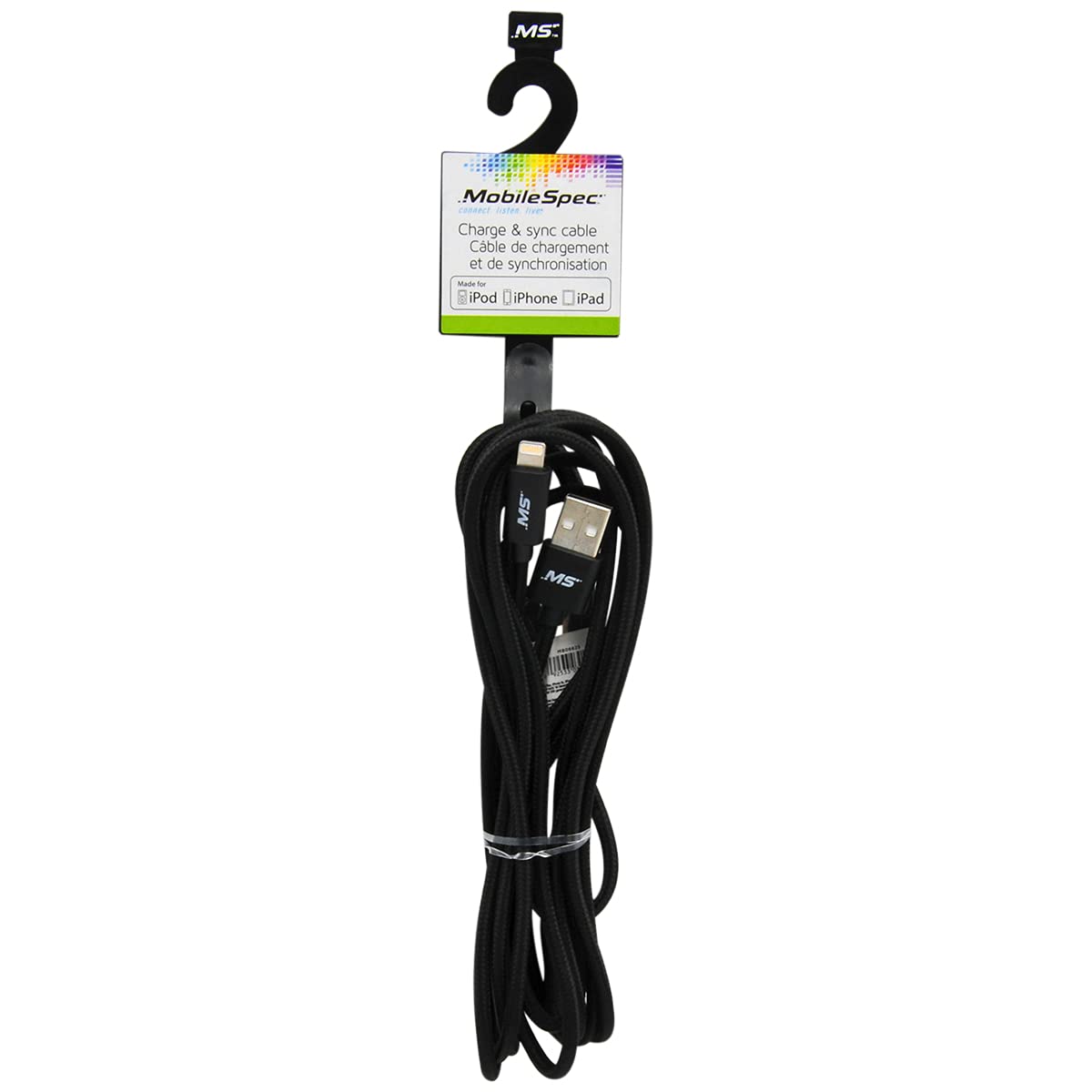MobileSpec MB06623 10 Foot Lightning(R) Charge and Sync Cable
